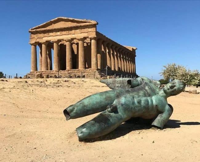 Vista Mare Bed & Breakfast Agrigento Bagian luar foto
